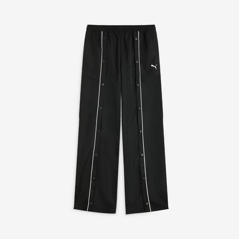 Puma genuine Spring and Autumn women's woven buckle breathable classic training pants 631728-01