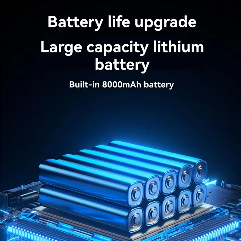 ABMO Handheld Air Blower 130000 RPM Mini Fan Brushless Motor, Powerful Duct Cleaning Tool A