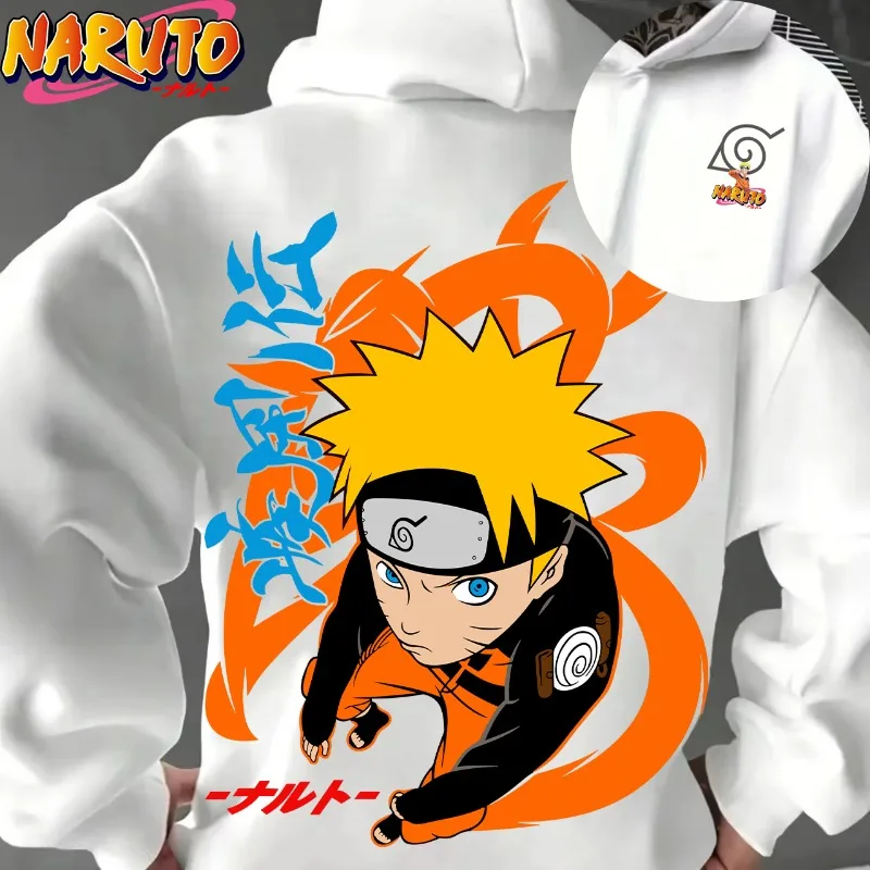 

Naruto Hoodie Clothes Uzumaki Naruto Hoodies Avatar Kakashi Harajuku Casual Sweatshirts Top Autumn Spring O Neck Pullover Sets