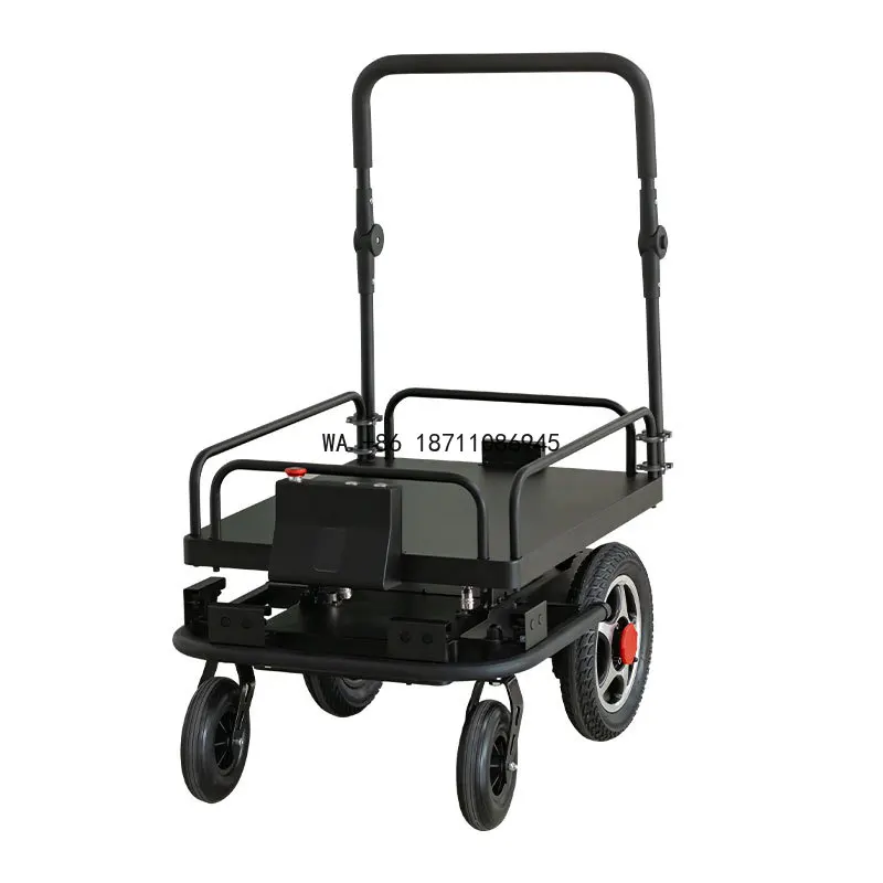 100KG Heavy Duty Four-wheel Cargo Trolley Automatic Human Following Cart Robot