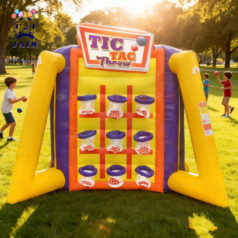 Outdoor High Quality Inflatable Basketball Shooting Hoop Inflatable Multi-Sports Play With Custom Design Customized