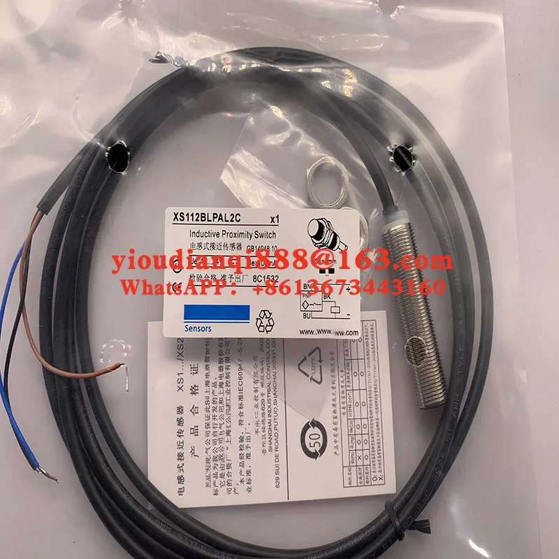 XS112BLPBL2 XS112BLPBL2C Sensor saklar kedekatan baru