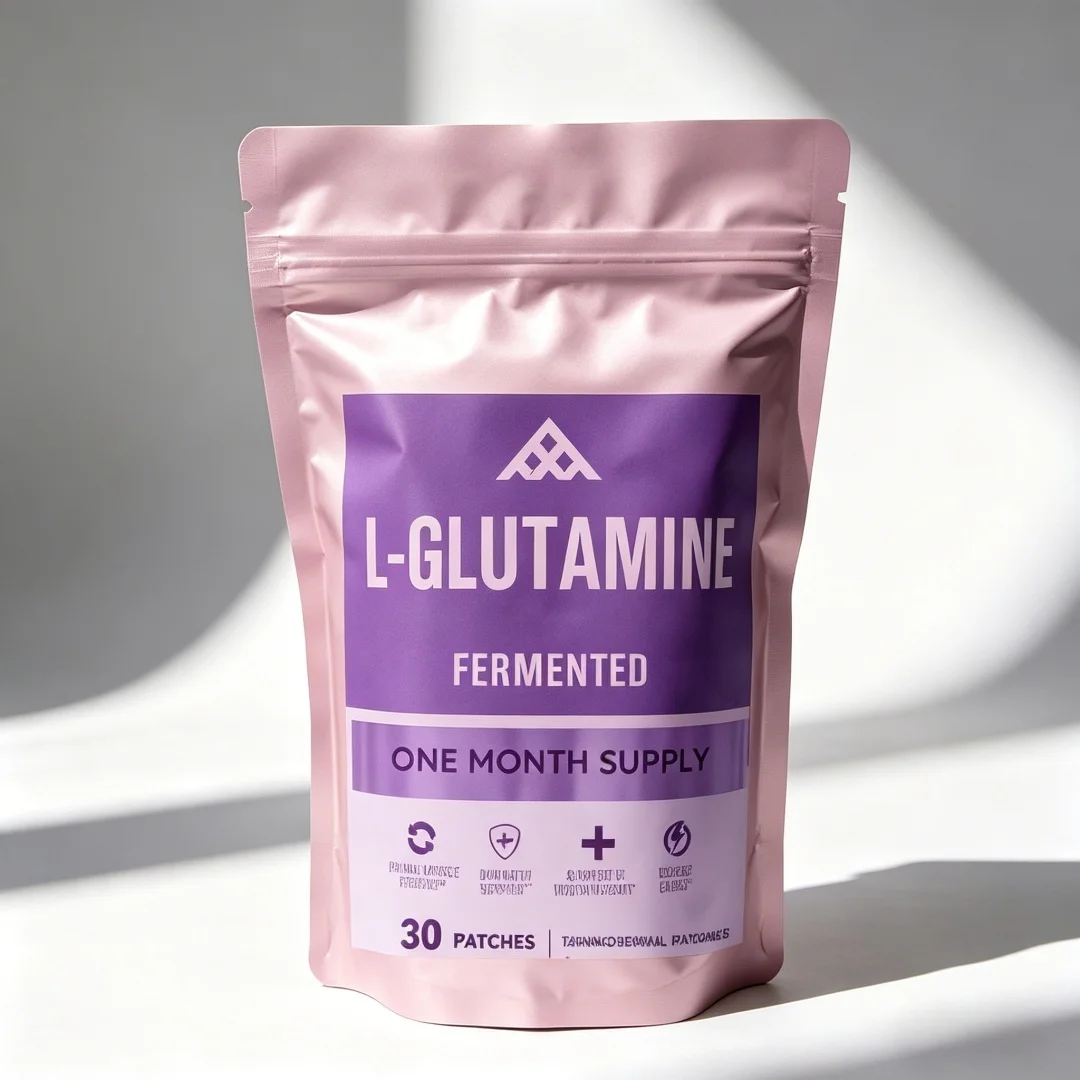 30 Patches L-Glutamine Transdermal Patches for Workout Muscle Recovery, Immunity, Digestive Health