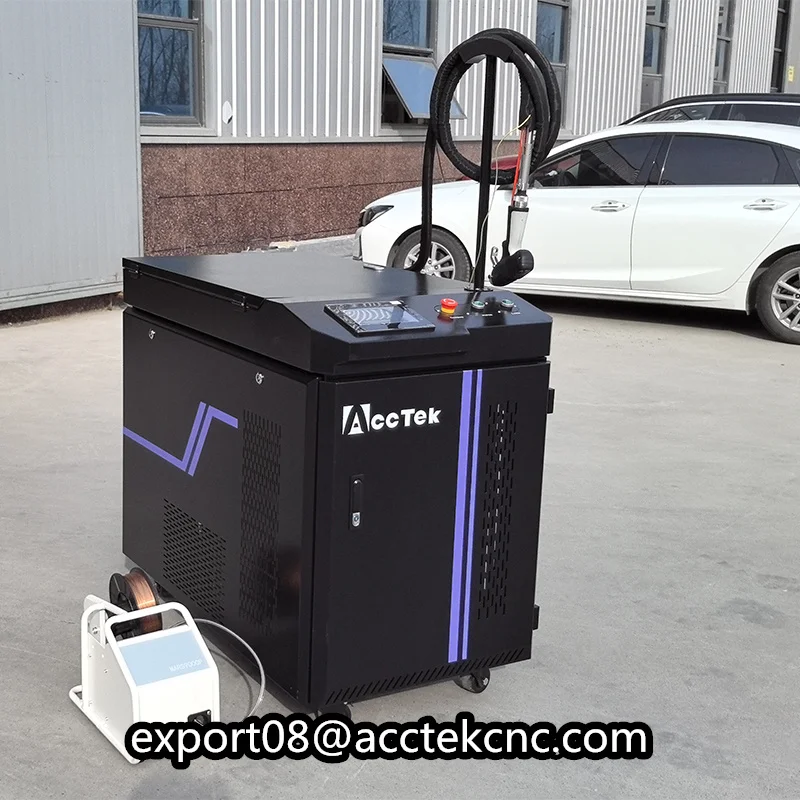 AccTek Popular Stainless Steel 3mm Handheld 1.5KW 2KW Fiber Laser Welding Machine prices Metal Aluminum Laser Welding Machine