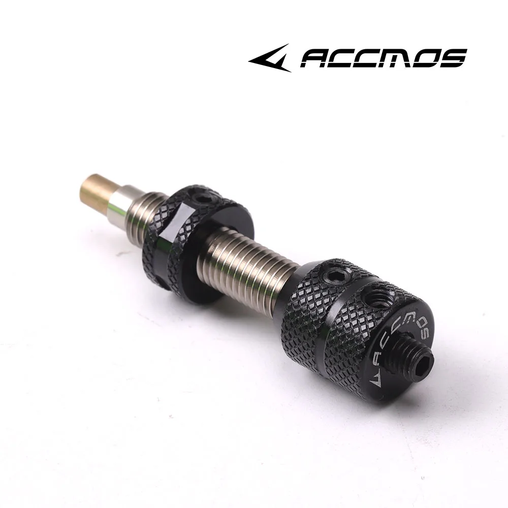 Recurve Bow Archery Cushion Plunger, Screw-in Pressure Button, Aluminum Alloy, Shooting Hunting Equipment