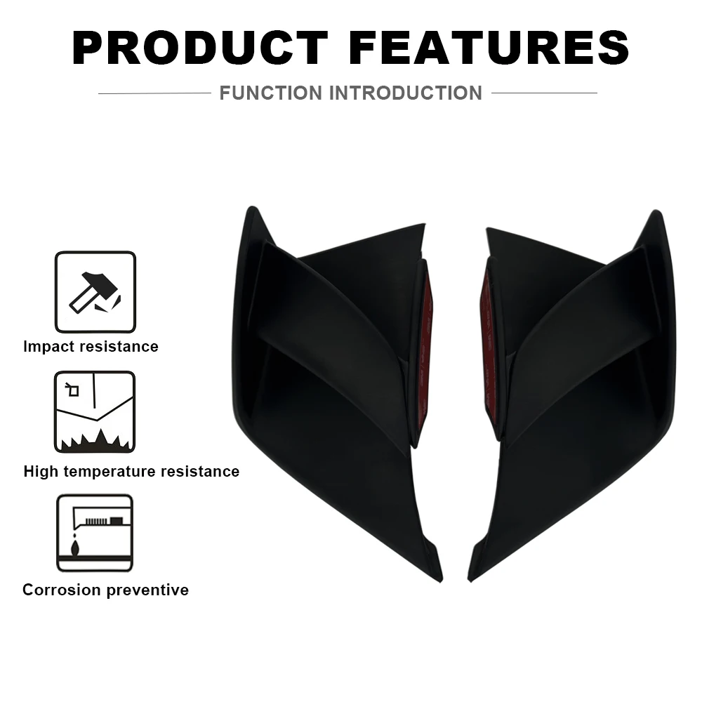 For SUZUKI GSX-R1000 GSX-R1000R GSXR1000 2017-2023 Motorcycle Rear Wing parts Aerodynamic Fixed Winglet Fairing Cowl Fixed Wing