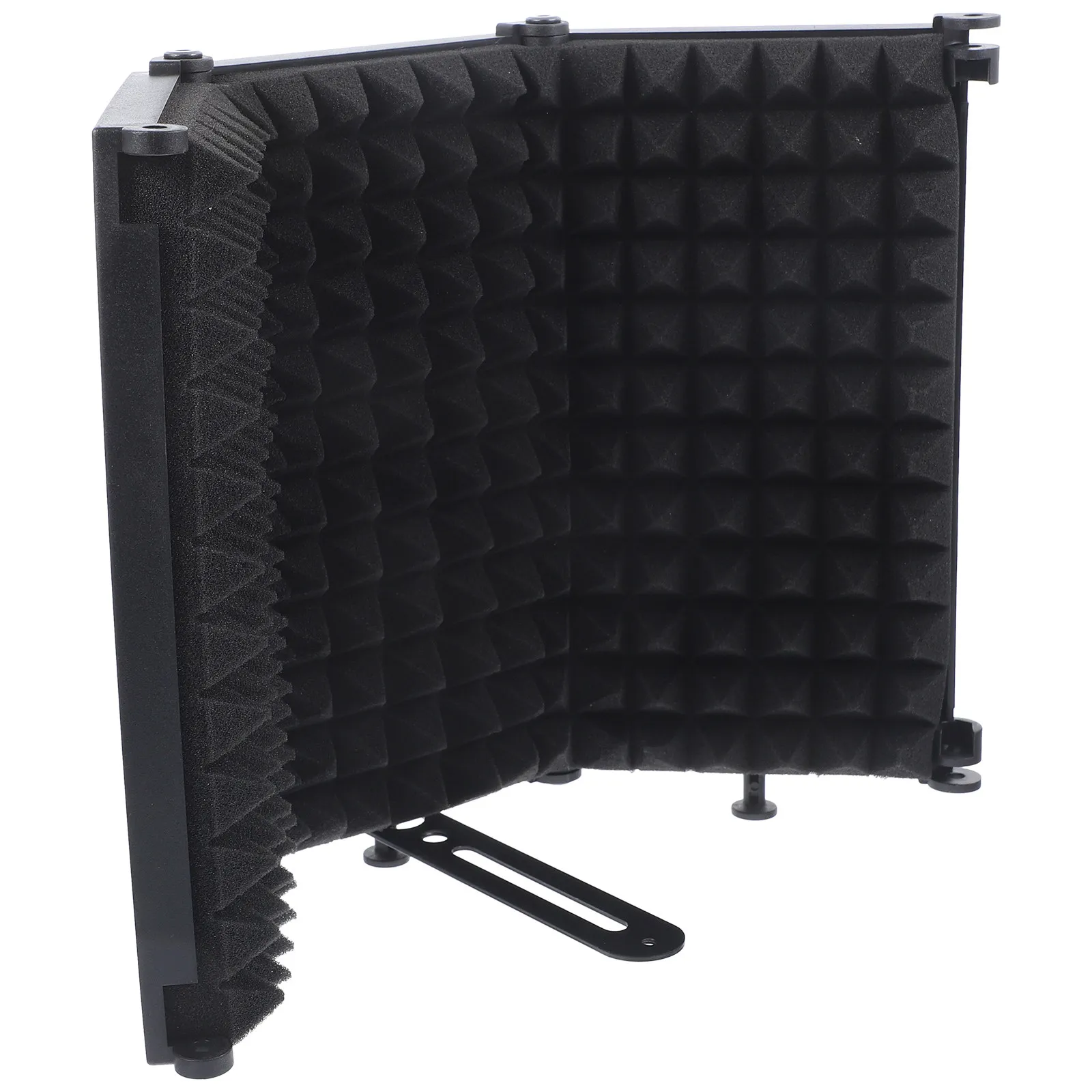 

1 комплект: Складной металлический ветрозащитный экран-фильтр для микрофона с губчатой вставкой для шумоподавления, звукоизоляционная панель для записи