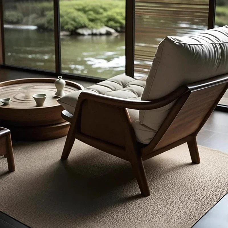 

Solid Wood Designer Living Room Chairs Bedroom Back Support Design Nordic Living Room Chairs Vanity Luxury Poltrona Furniture