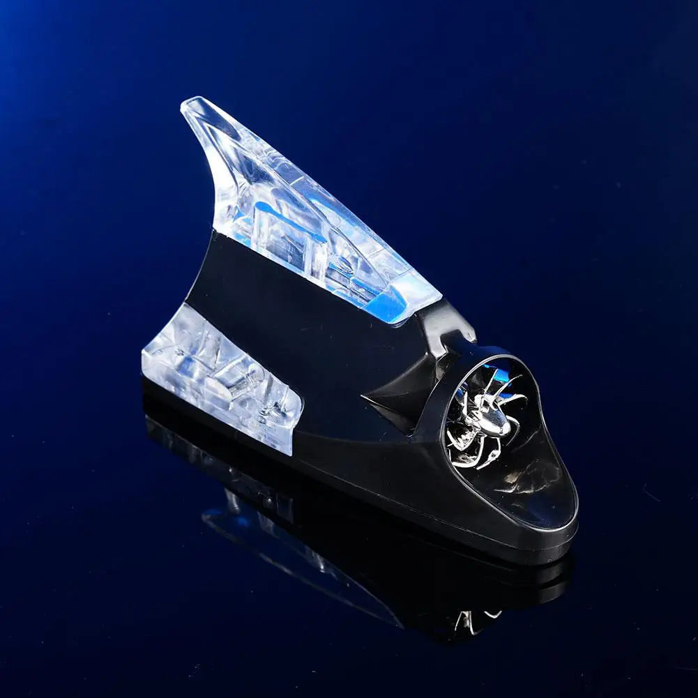 

1pcs Wind Powered Car LED DayTime Running Light Auxiliary Lamp Headlight Automobile Time Day Fan Rotation D1E9