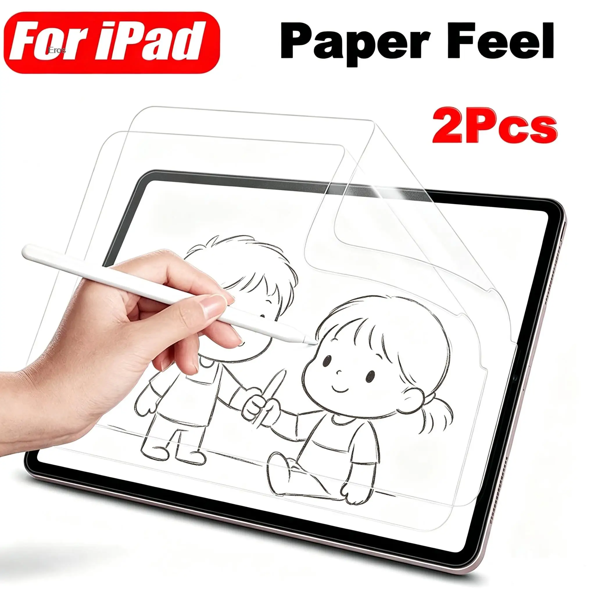 Real Paperlike Texture Screen Film For iPad Pro 11 13 M4 M5 iPad 10th 11th 12th Gen 10.9 12.9 Air 6th 7th 8th, Tablet Protector