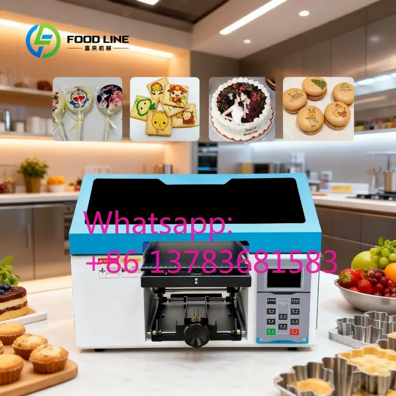 

Best Sale Cake New Arrival Edible Macaron Cookie Machine Food Printer A4 Edible Inks Food Printer Machine Customized