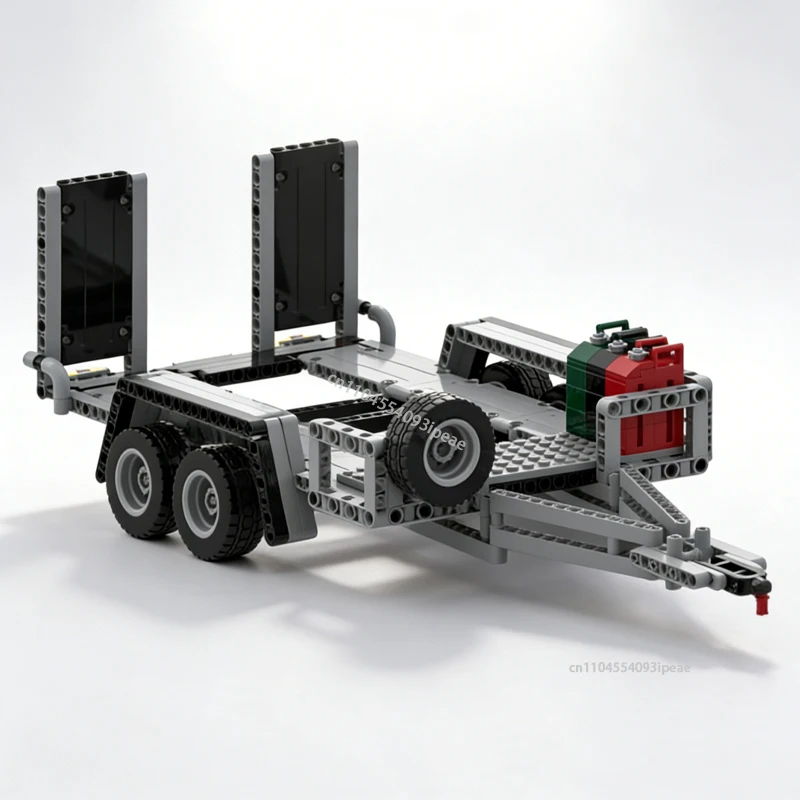 Hot Trailer Moc for 42110 Creative Off-Road Trailer Building Block DIY Bricks Toy Boy Gifts Suitable for car upgrade enthusiasts view 3