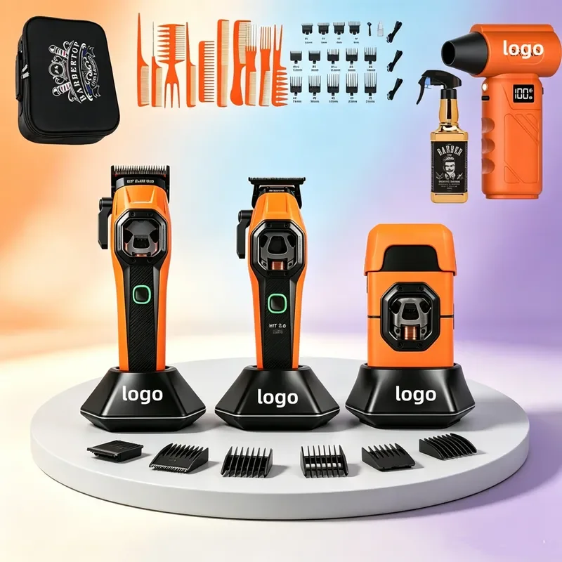 for Multifunctional 6 in 1 Wireless USB Facial Hair Razor Trimmer Beauty Device Hair Dryer Sprayer Lithium Ion Battery Salon