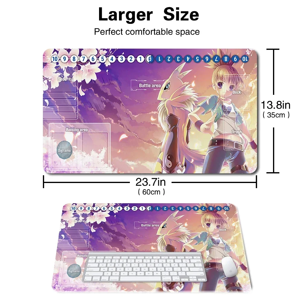 111362 - Board Game Digimon Playmat Size 60X35 cm Play Mats Compatible for DTCG