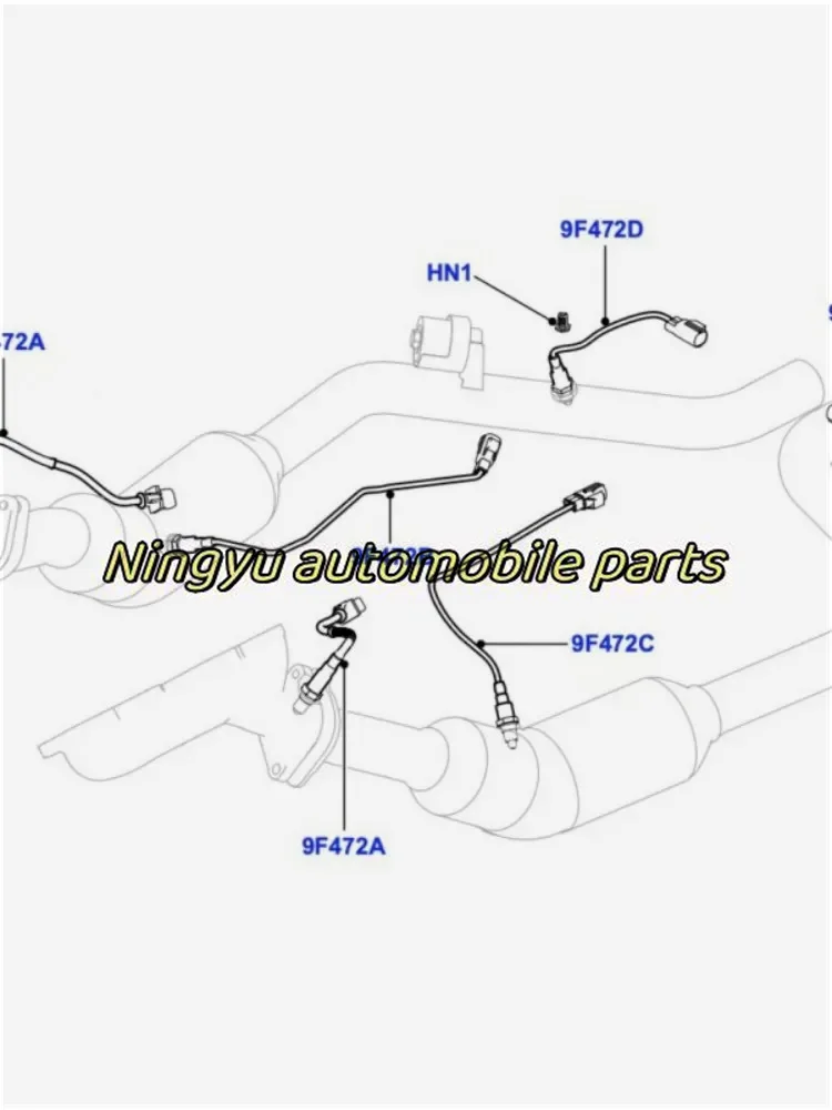 Capteur d\'oxygène post-gain LR035748 LR136928 LR098, 3.0 5.0 atsu RANGE ROVER Discovery4 RANGE ROVER SPORT, pièces de voiture d\'origine