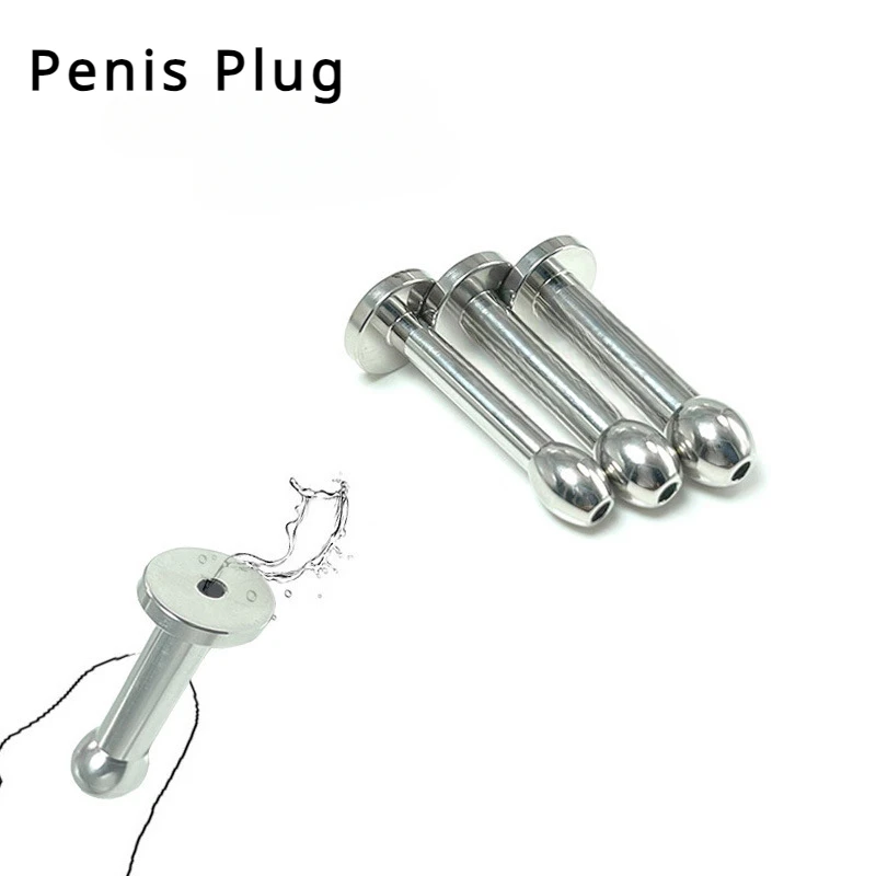 

Stainless Steel Hollow Catheter Penis Sound Dilator Deep Probe Stimulator Penis Plug Stretcher Men's Ejaculation Delay Sex Toys