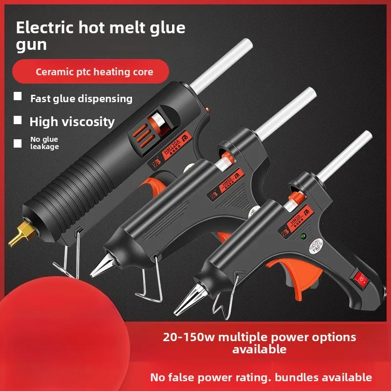 Household Handmade 20w-150w Small Temperature Control Hot Melt Glue Gun Electric Sol Stick Gun Glue Gun
