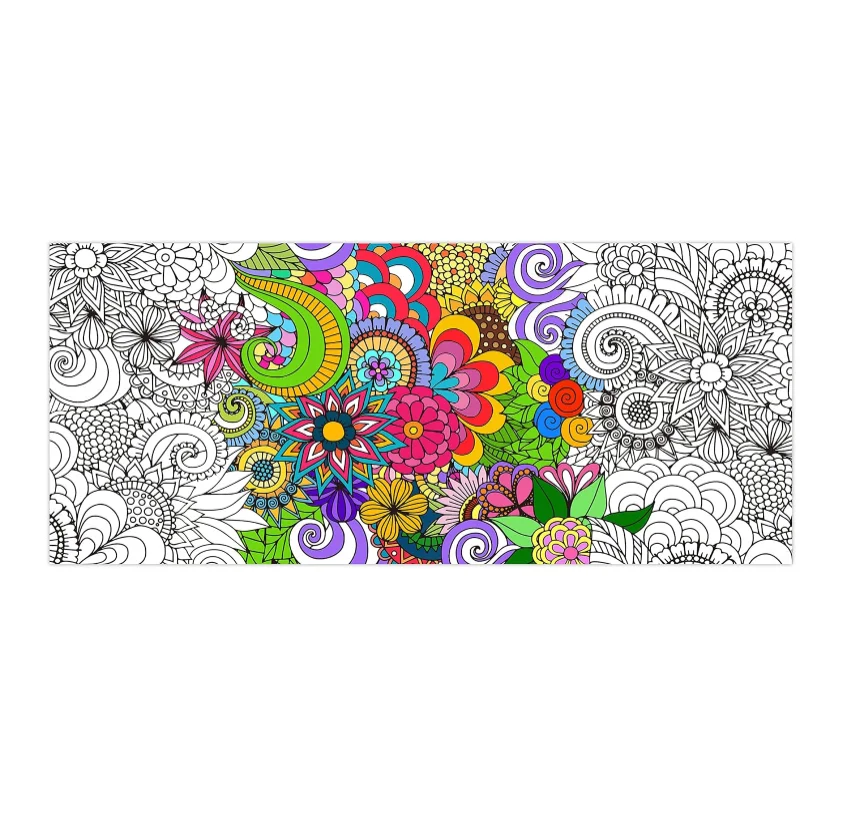 Art Craft Jumbo - 1Pc Jumbo Mandala Coloring Poster DIY