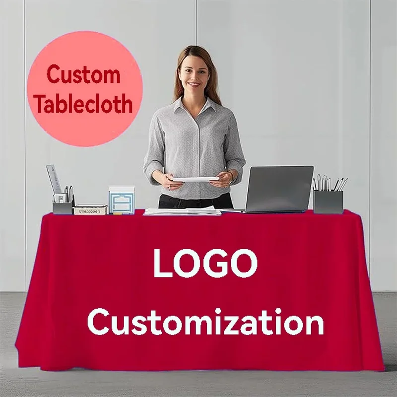 Party Decoration Personalized Tablecloth Map Customized Picture Logo Table Cloth Picnic Party Soft Fabric Table Cover Tapestry