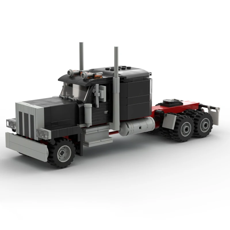 

451PCS MOC City Champions Super Car Peterbilt 379 Model Technology DIY Assembly Building Blocks Display Birthday Gift Building