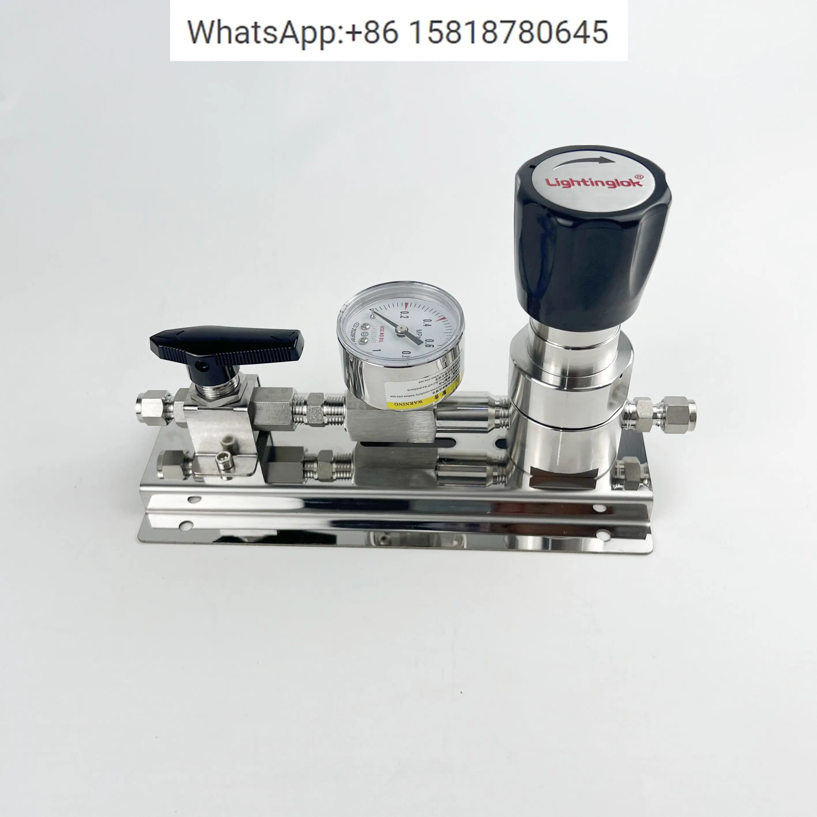 316Lstainless steel pressure reducing valve terminal secondary ball valve control panel one in one out laboratory semi-automatic
