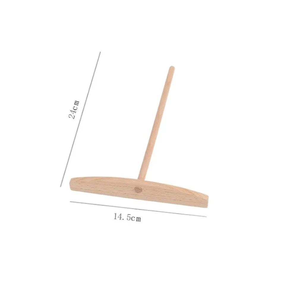Beech Wood Crepe Spreader Solid Wood Multi Shapes Pancake Rake Multiple Sizes Smooth Edge Crepe Making Tool Breakfast Cooking