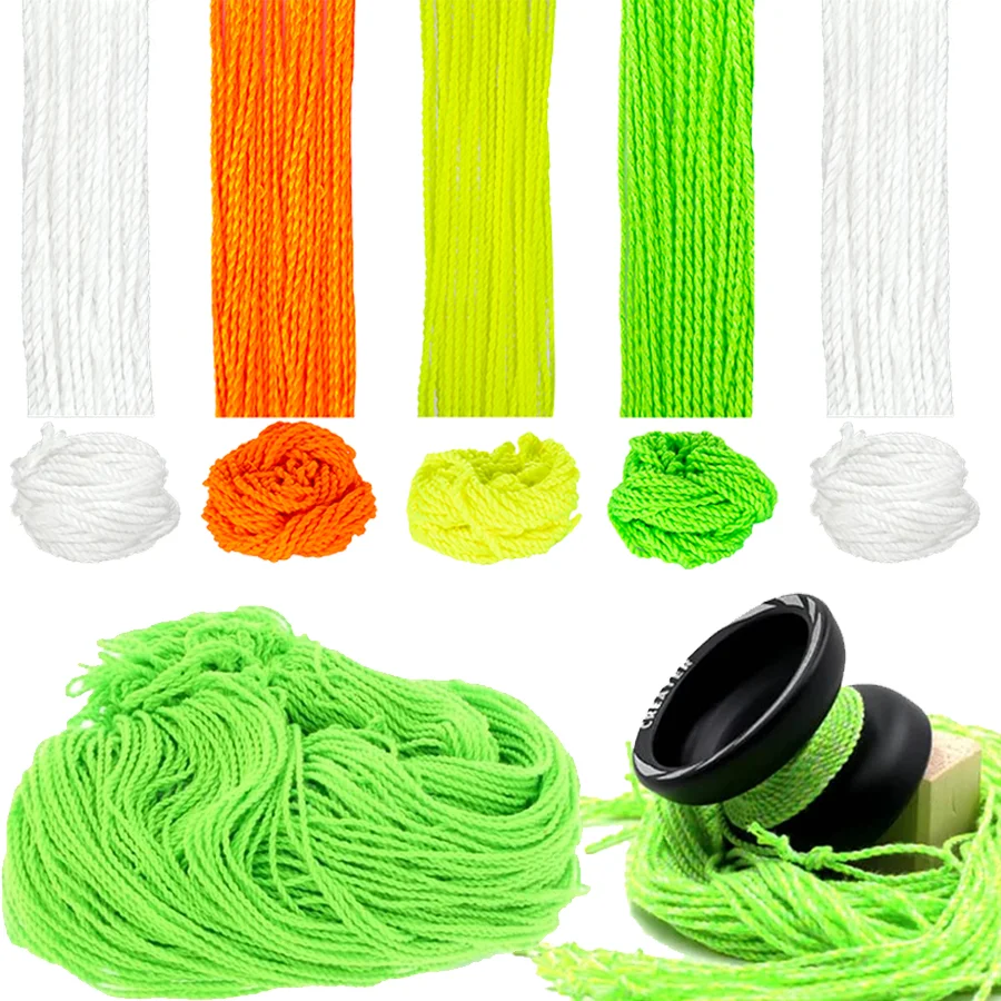 

10/20 шт. шнуров для йо-йо 105 см, разноцветные аксессуары для профессиональных соревнований, ежедневных тренировок, запасные части XJM