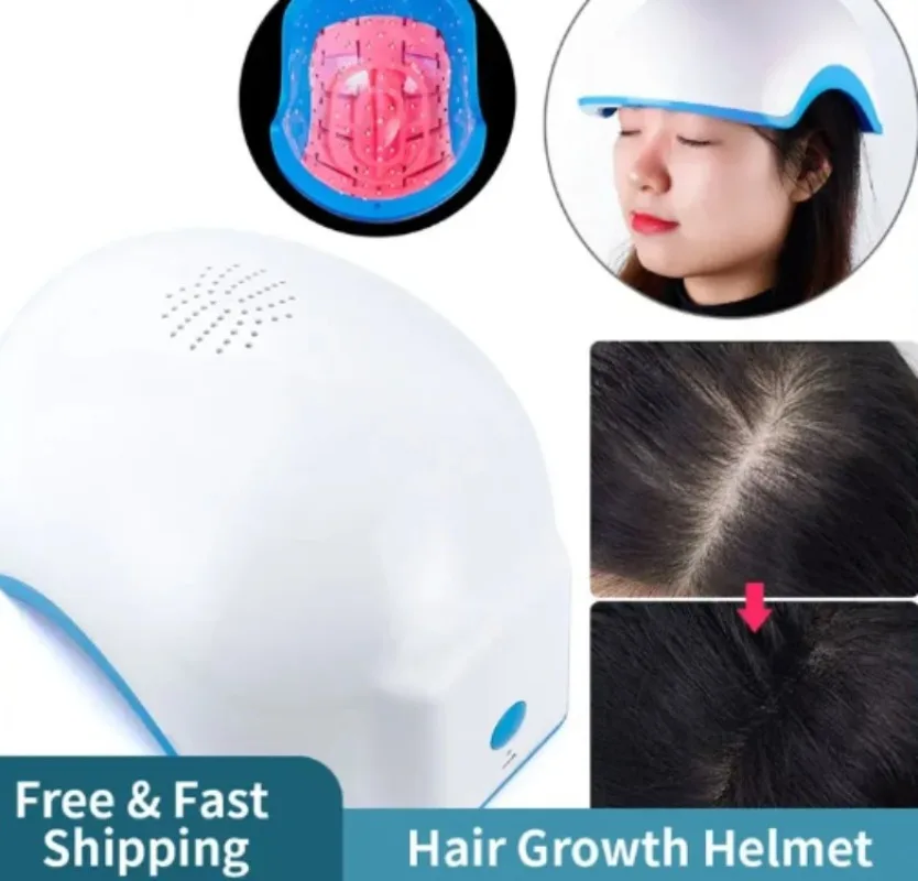 Anti Hair Loss Cap Hair Growth Laser Helmet 120PCS Light Chip Technology Prevent Bald Hair Regeneration Treatment Cap