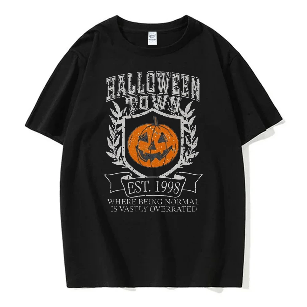 Happy Halloween Pumpkins Halloween T Shirts Pumpkin Funny Halloween Costume Cotton Shirt Graphic T Shirts Y2k Top Harajuku Tops