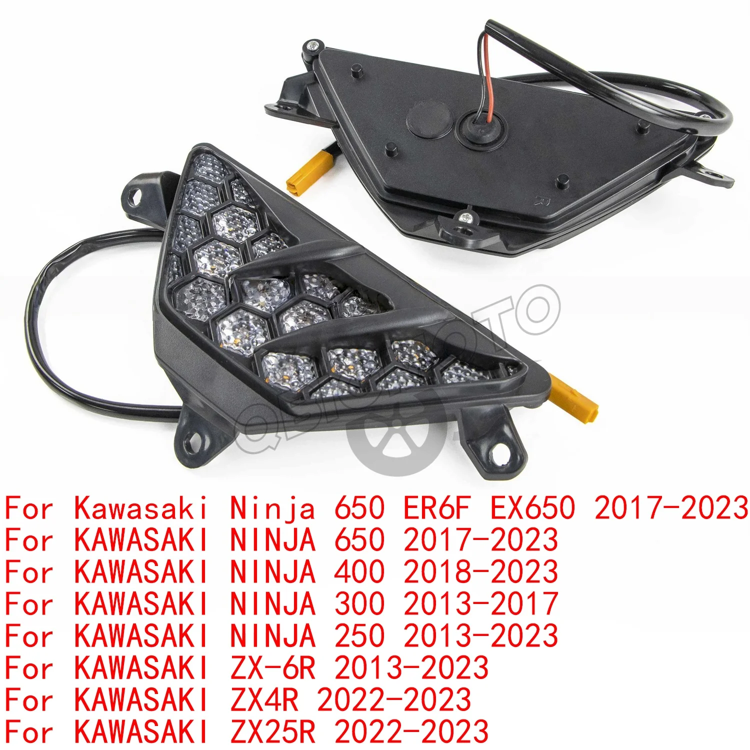 

Мотоциклетные указатели поворота Ninja650 для Kawasaki ER6F EX650 NINJA 650 400 300 250 ZX-6R 2017-2023 ZX4R ZX25R ZX 4R 25R
