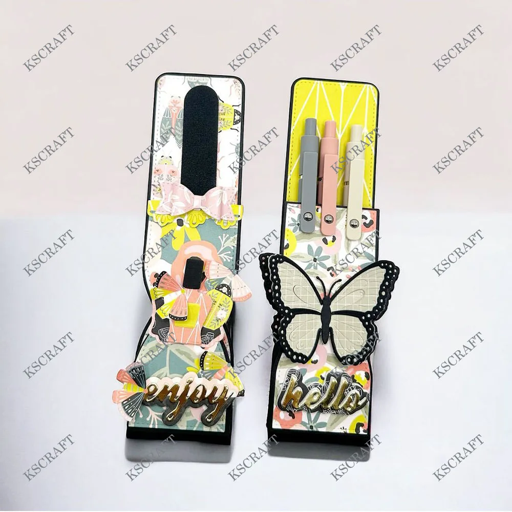 KSCRAFT Nail File Holder Metal Cutting Dies Stencils for DIY Scrapbooking Decorative Embossing DIY Paper Cards