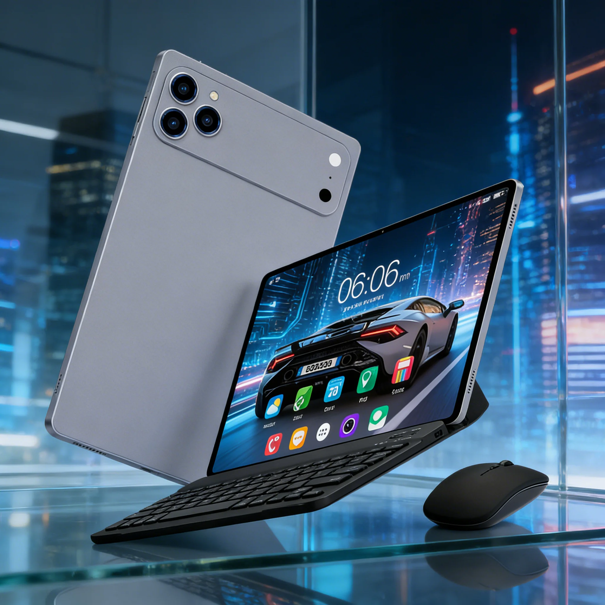 A17 Pro Max Entertainment Tablet 8GB 256GB 10.1" Large Screen Android 13 WiFi GPS Bluetooth Movie Music Tablet