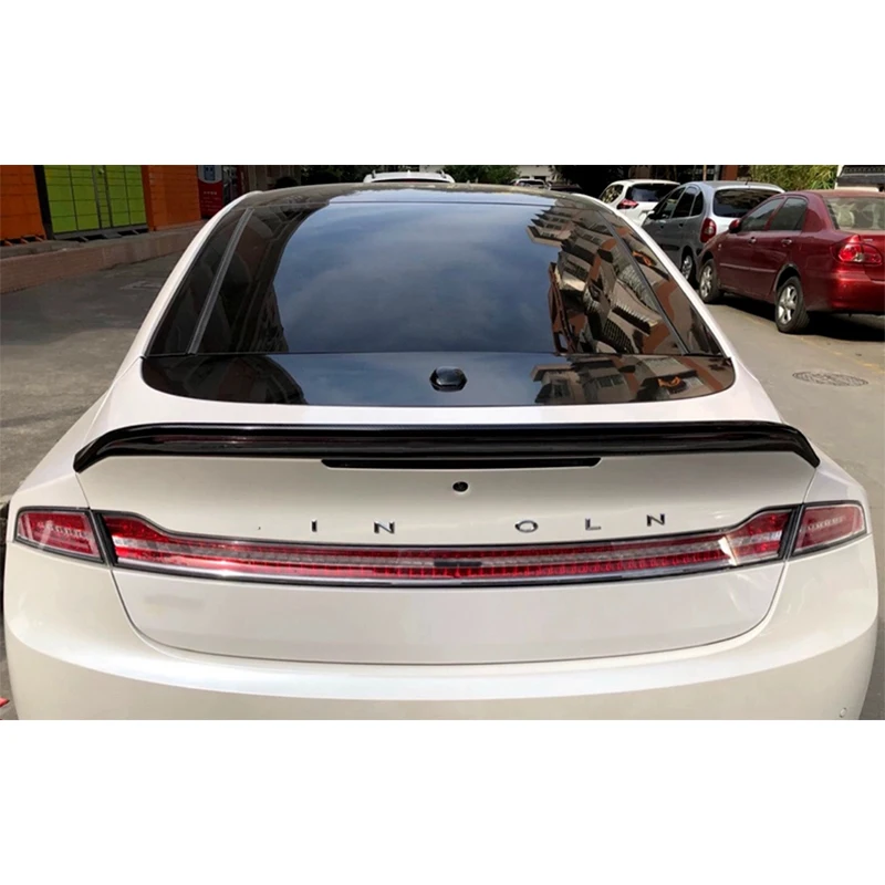 For Lincoln MKZ 2014 2015 2016 2018 2019 High Quality ABS Car Rear Wing Spoiler Glossy Black Car Accessories Body Kit