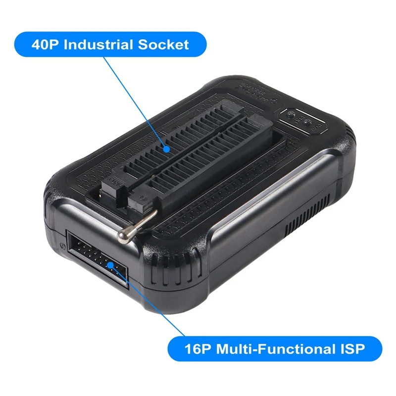 ABNM T48 TL866-3G Programmierer + ISP-Kabel unterstützt 31000+ IC für SPI/Nor/NAND Flash/EMMC BGA153/162/169/100/221 TSOP/SOP/PLCC
