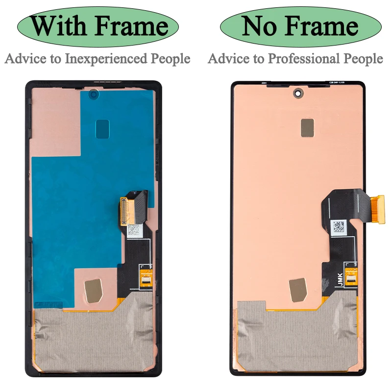 GX7AS GB62Z G1AZG GB17L 100% Tested Premium Lcd For Google Pixel 6A Display Touch Screen Digitizer Panel Assembly Lcd With Frame