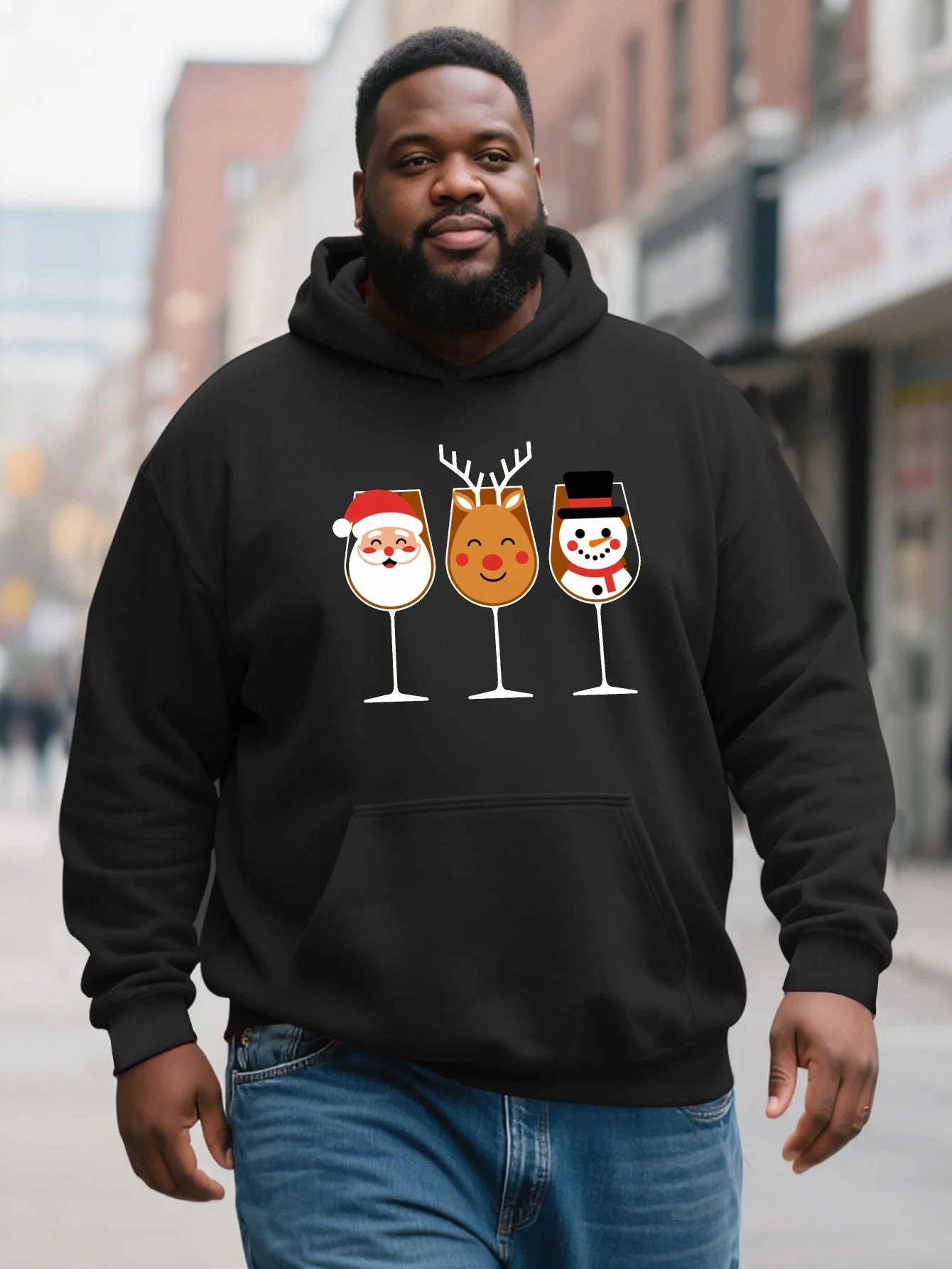 

Мужской и женский топ с принтом больших размеров, свободный повседневный, мягкий, удобный и дышащий, свободный пуловер с капюшоном для занятий спортом на открытом воздухе