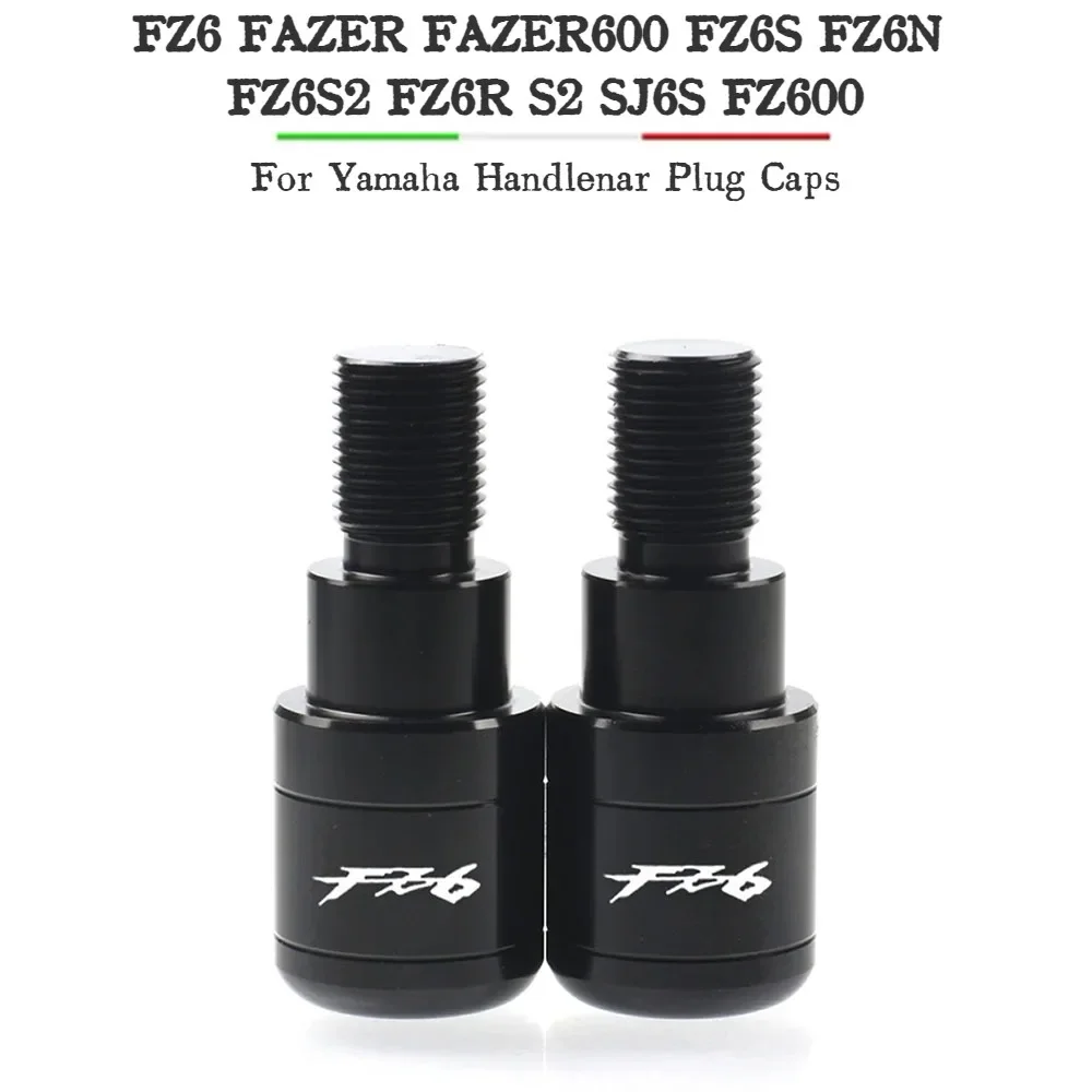 

22mm Motorcycle Handlebar Grips End Handle Bar Cap End Plug For Yamaha FZ6 FAZER FAZER600 FZ6S FZ6N FZ6S2 FZ6R S2 SJ6S FZ600