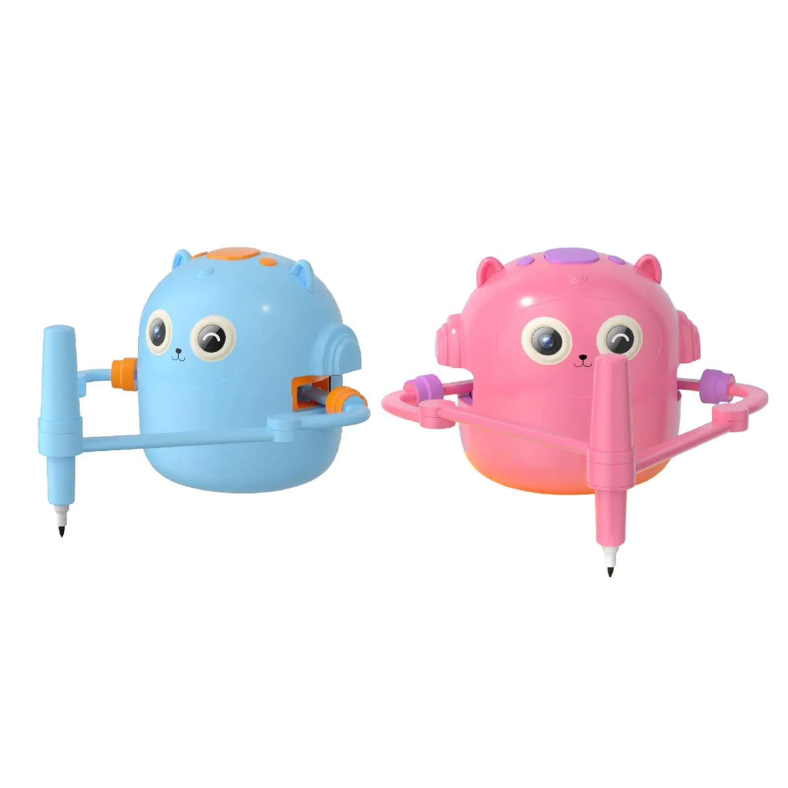 Jouet Robot de dessin pour garçons et filles, peinture automatique avec 100 cartes et 2 stylos, jouet de peinture intelligent de dessin animé