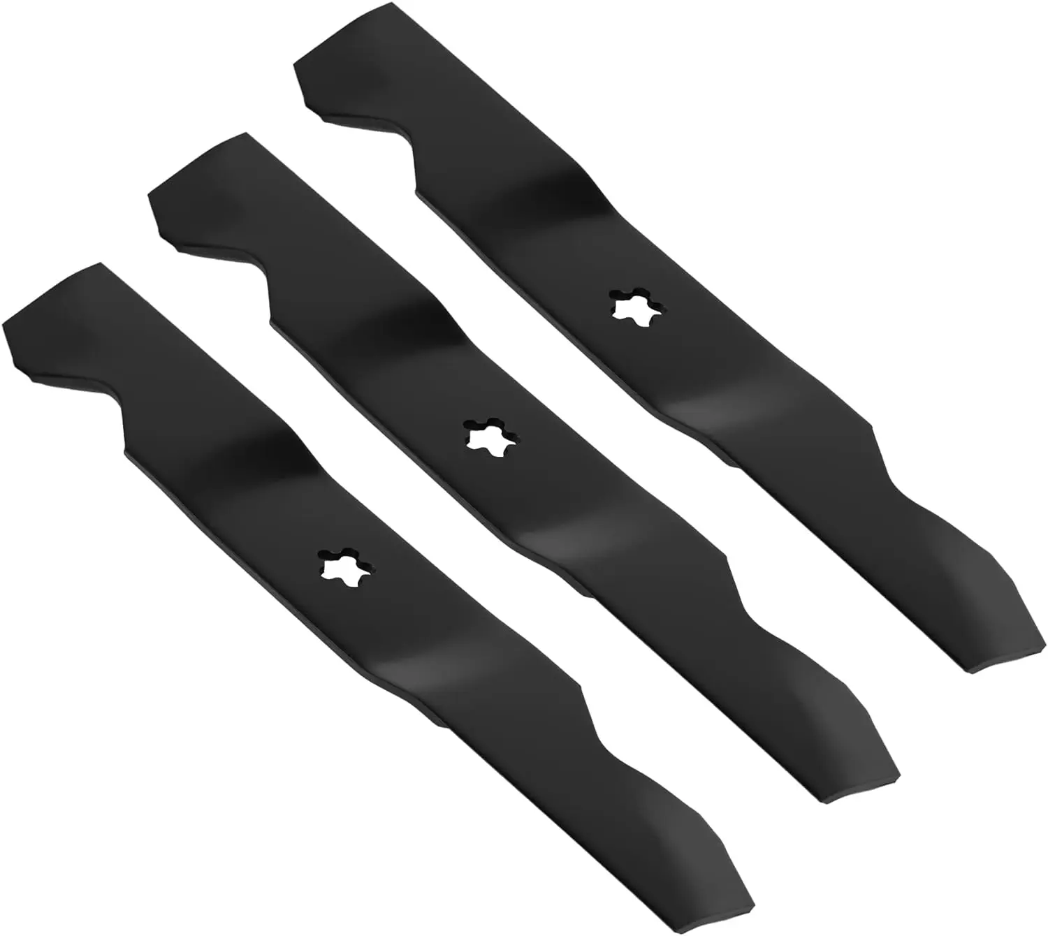 3 PCS Lawn Mower Hi Lift Blades Set for Husqvarna 532187254 532187256 539112053 Ariens 21546235 AYP 187254 187256 33954