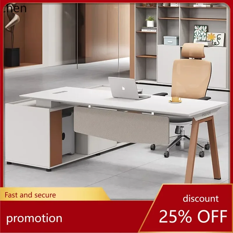 DSA Manager Desk and Chair Set Fashionable Simple Computer Desk Single Modern Boss Office Furniture