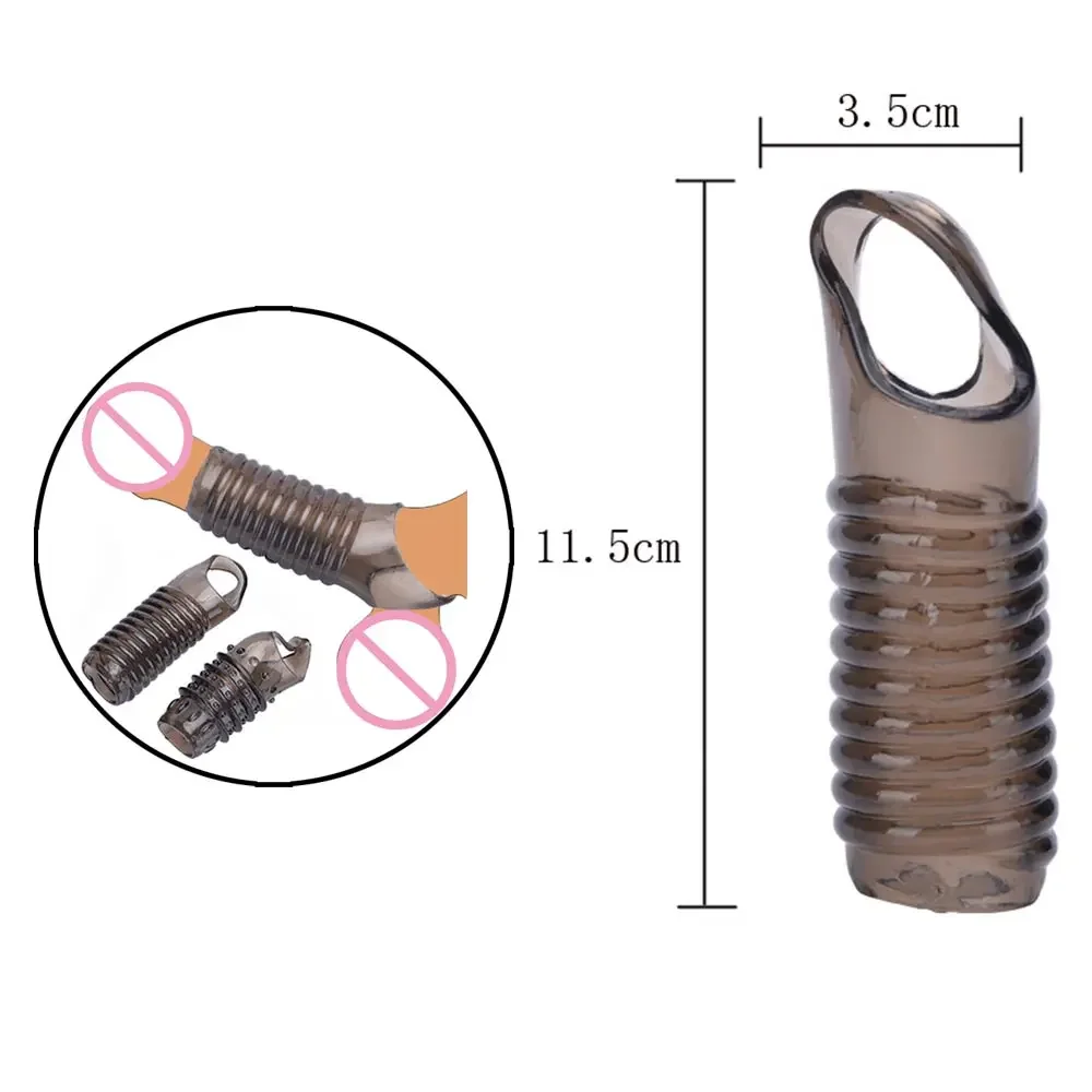 Soft Ring Adult Retardants New Ring 2 In 1 Male Toy Penis Sheath Women Vibrator Men Phalus Vagine Treatments Ring