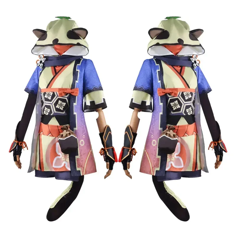 ゲンシン-男性と女性のためのSayuコスプレ衣装,アニメゲーム,かつら,アクセサリー,ハロウィーンパーティー,大人の服,小道具,mn3