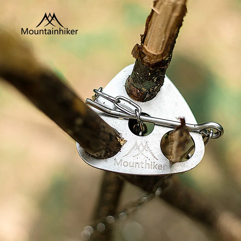 

Shanzhike Mountainhiker Outdoor Camping Stainless Steel Triangle Buckle Storage Portable Accessories Hook