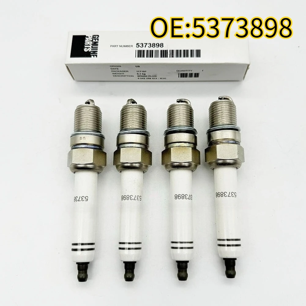 

For 4Pcs 5373898 Industry Engine Spark Plug For Cummins K38 Engine QSV81 QSV9 New