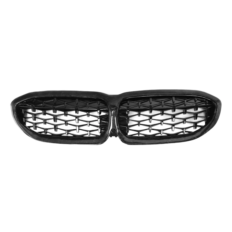 

Gloss Black Forged Carbon Fiber Diamond style Grille for BMW New 3 series 2019+Sedan Car Bumper Accessories G20 G28 Rear