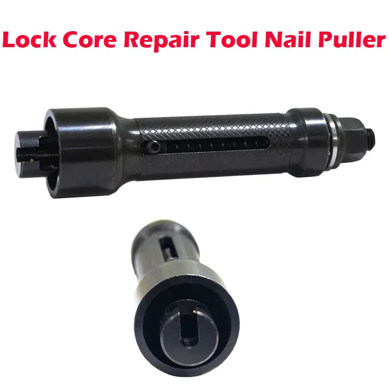 

Lock Cylinder Puller Screws Nail Puller Stainless Steel Power Puller Professional Lock Door Tool