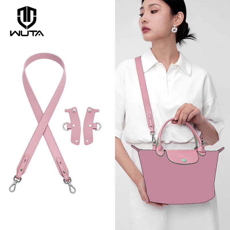 WUTA Bag Strap For Longchamp Tote Bag S Punch-free Genuine Leather Shoulder Strap Set Crossbody Strap Transformation Accessories