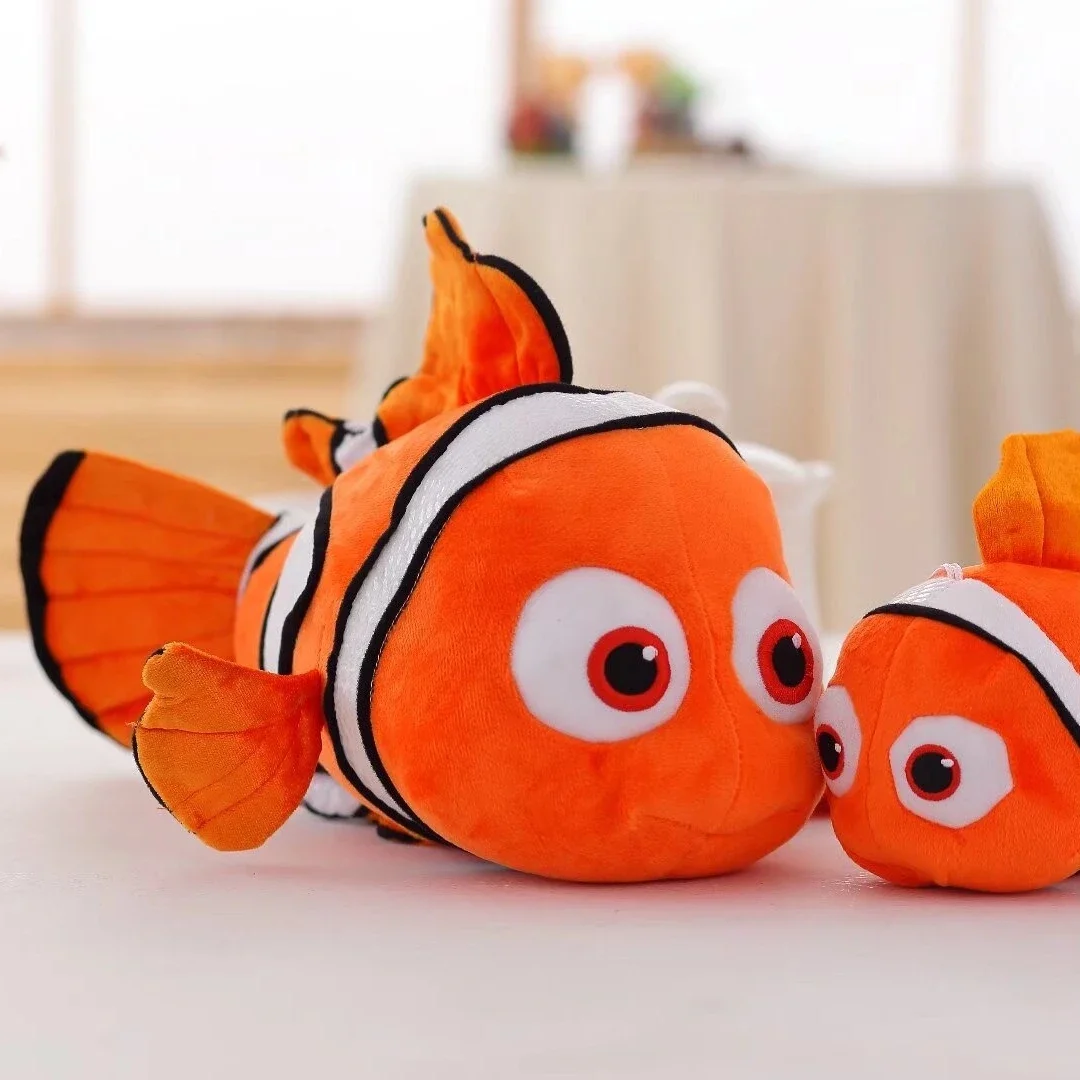 Soft Fish Nemo Plushies Cartoon Stuffed Movie Anime Clownfish Plushies Nemo Doll Pillow Sofa Bed Home Decor Birthday Gifts Girl