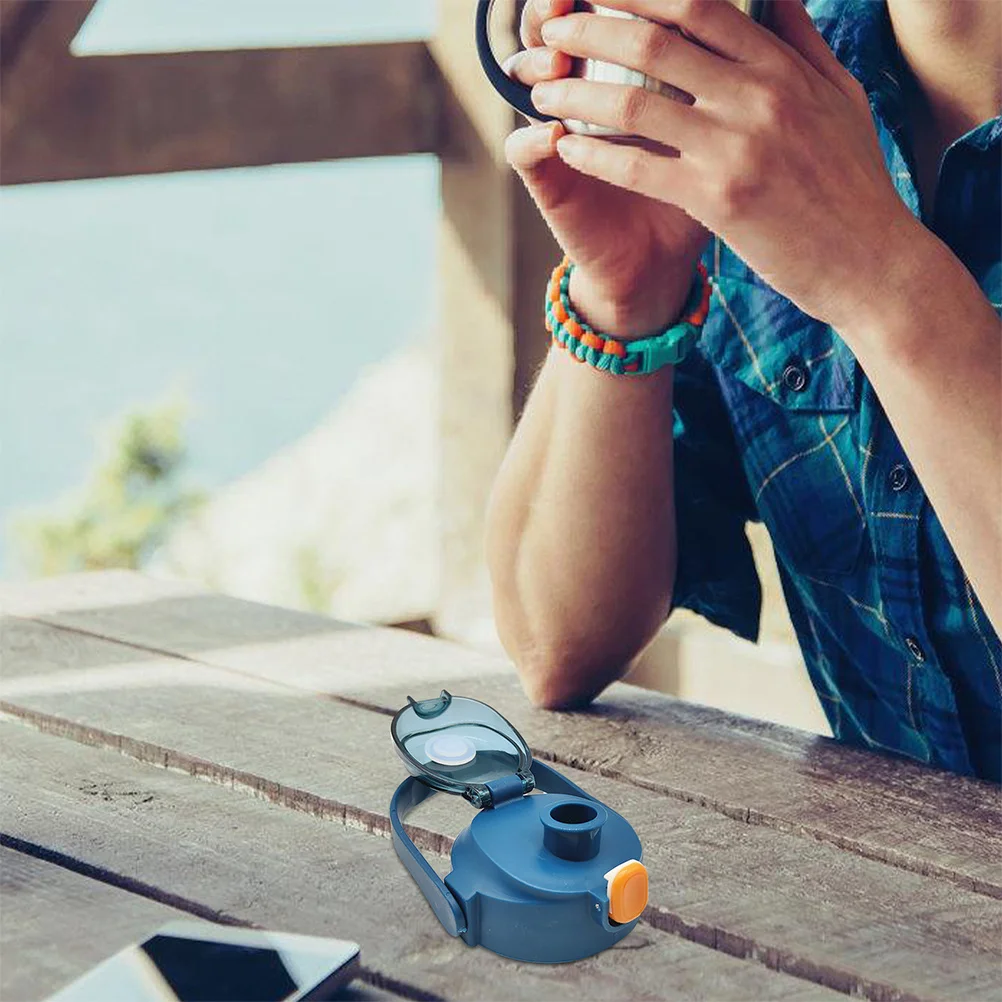 

2Pcs Silicone Spill Stopper Water Bottle Cap Leak Proof Replacement Lid Plug for Wide Mouth Bottles Cups Jugs Water Bottle Parts