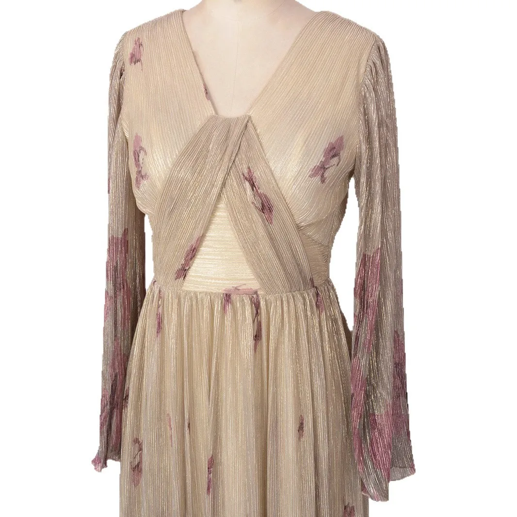 

Женские повседневные модные элегантные свободные церемониальные платья цвета хаки с v-образным вырезом, женская одежда Jalabiya 2021, мусульманская новая мода на Ближнем Востоке